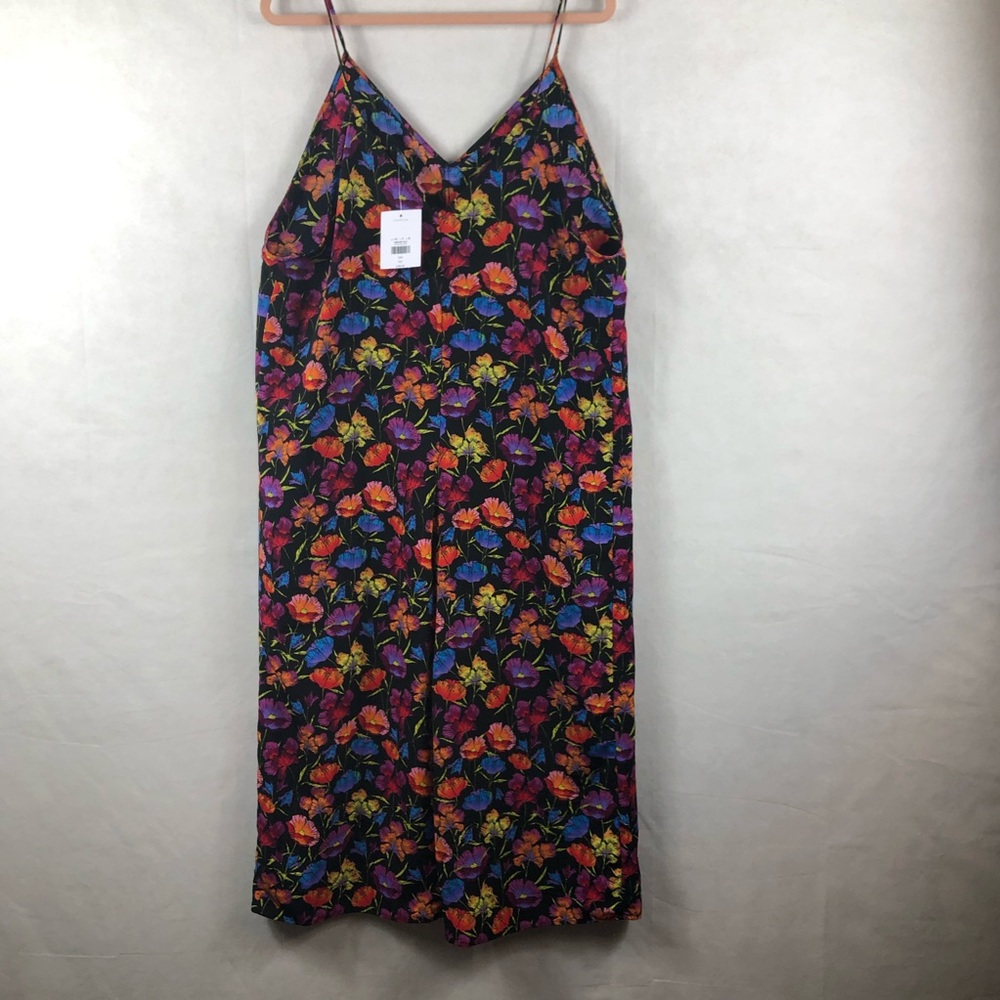 Topshop floral jump suit wile leg spaghetti straps - Picture 3 of 8